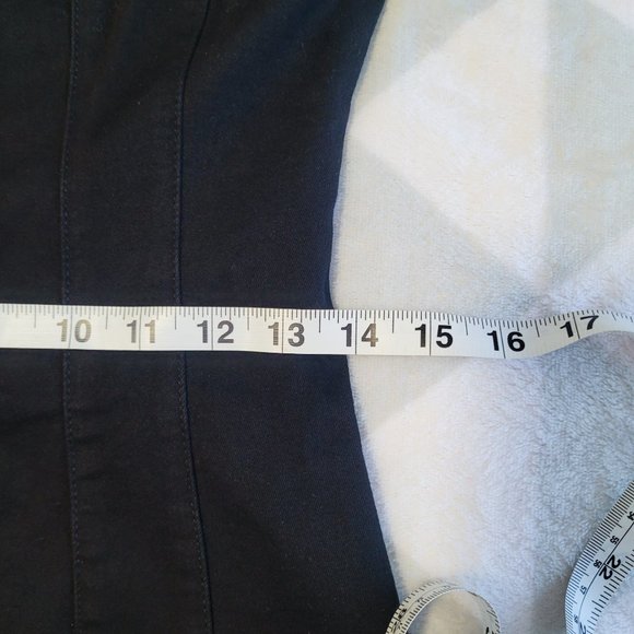 GUESS Black Denim Dress, Sexy Y2K Jumper, Bodycon Retro 90s Dress, Size S - Picture 9 of 9